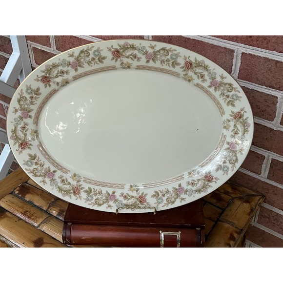 Vintage Lenox Oval Serving Plate Platter Large 16 Vintage Lenox Oval Serving Plate Platter Large 16\